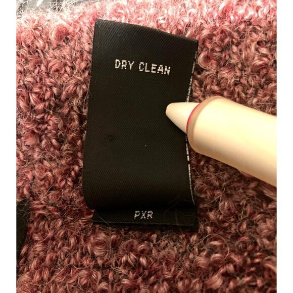 Y2K Merino Wool Blend Jacket M Peplum Cardigan Sweater Blazer Playful Minimalist - Picture 8 of 8